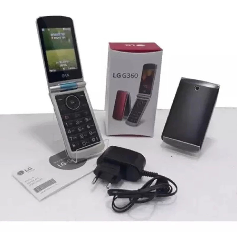 G360 FLIP CellularLg Simple For Elderly Or Rural 2G black and red