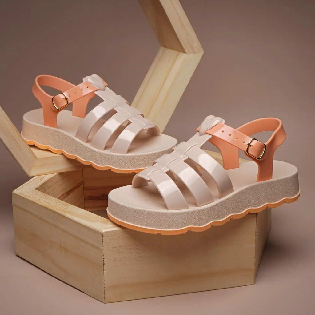 Lulu Youth Sandal 27 to 34 NEW Heart Light Soft Comfortable Immediate Shipping LAUNCH 2025 image 3