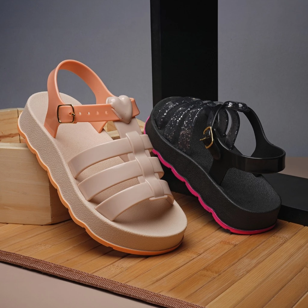 Lulu Youth Sandal 27 to 34 NEW Heart Light Soft Comfortable Immediate Shipping LAUNCH 2025 image 4