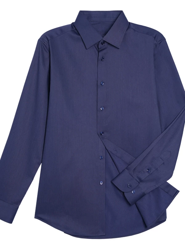 Men's Long Sleeve Slim Fit Dress Shirt image 3