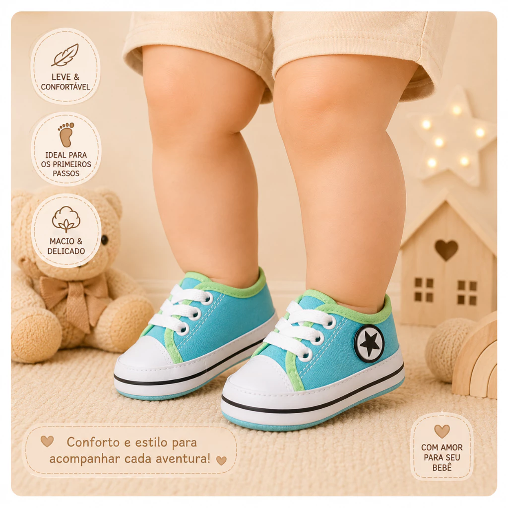 Baby shoes newborn star sneakers image 3