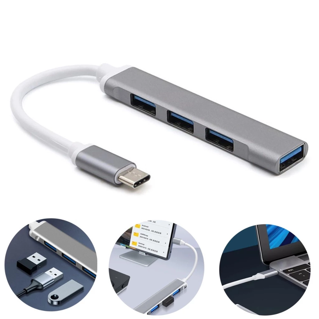 USB Type C Hub for Macbook 3.0 High Speed Adapter Cell Phone Game Keyboard Mouse