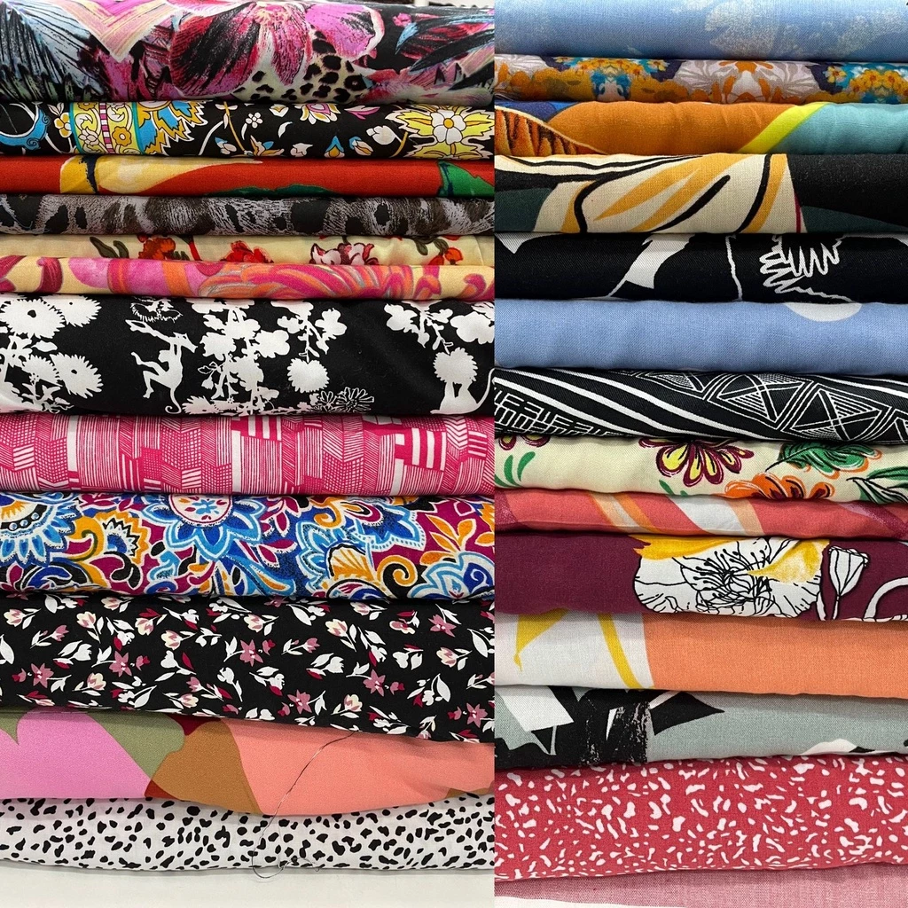 100% Viscose Printed Fabric Dress, pants, blouse (READ THE DESCRIPTION AND ORIENTATION OF PURCHASE)