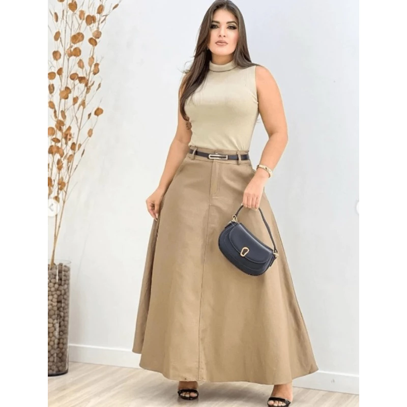 WOMEN'S LONG ROUND SKIRT TAILORED EVANGELICAL FASHION SOCIAL image 4