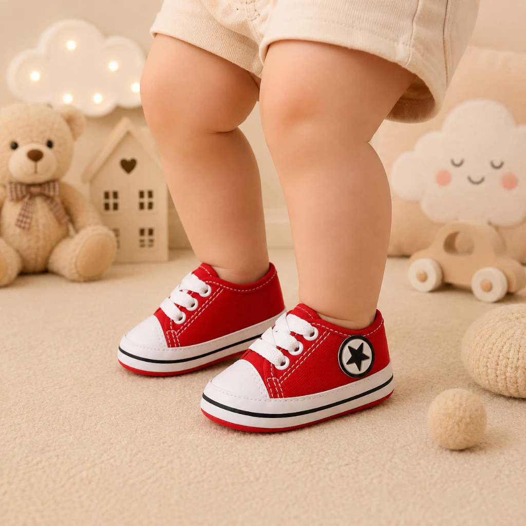 Baby shoes newborn star sneakers image 2