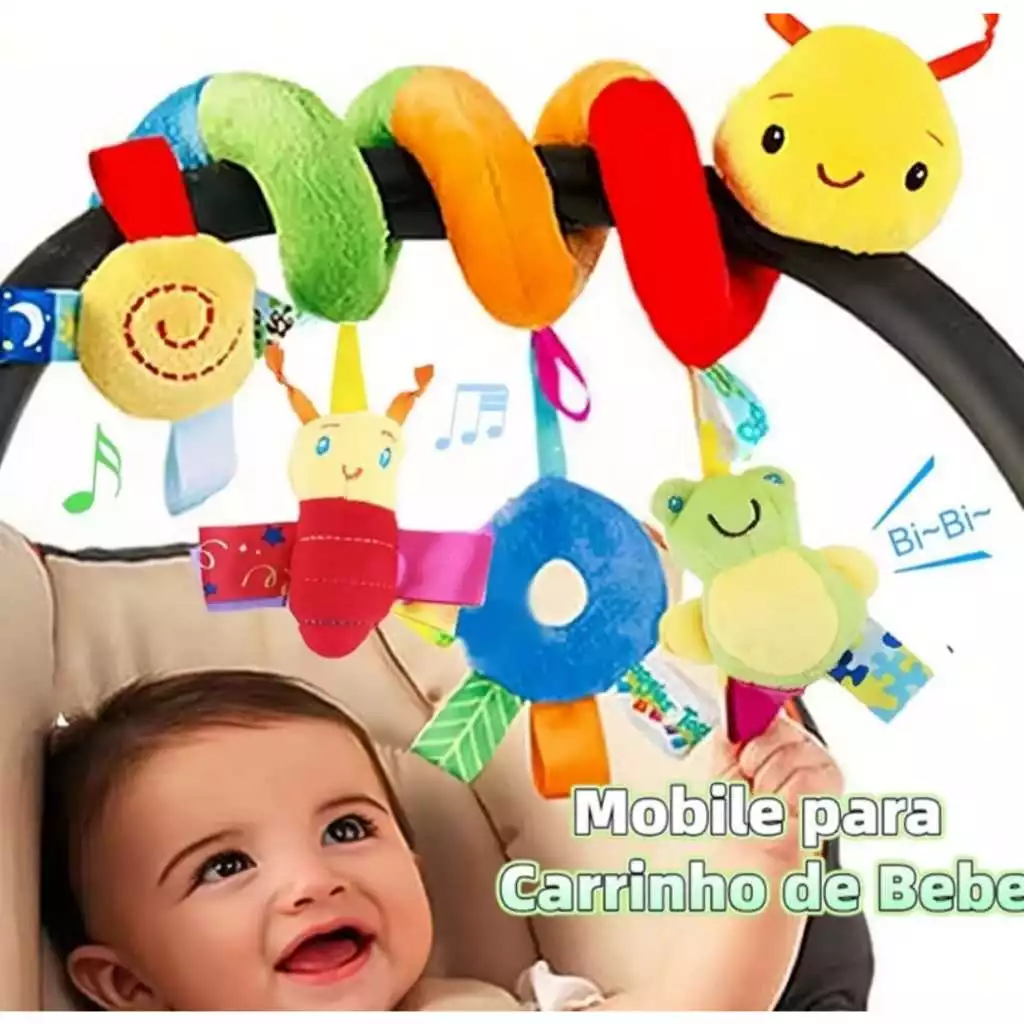 Centipede Mobile for Stroller and Crib Baby Comfort Sensory Toy Newborn Baby