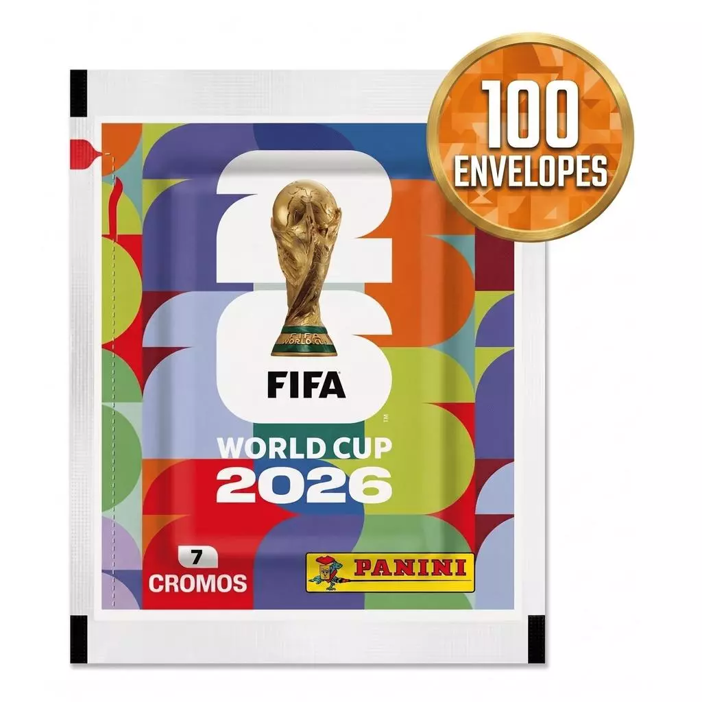 700 Panini Stickers for the 2026 World Cup - 100 Envelopes with 7 Display Stickers