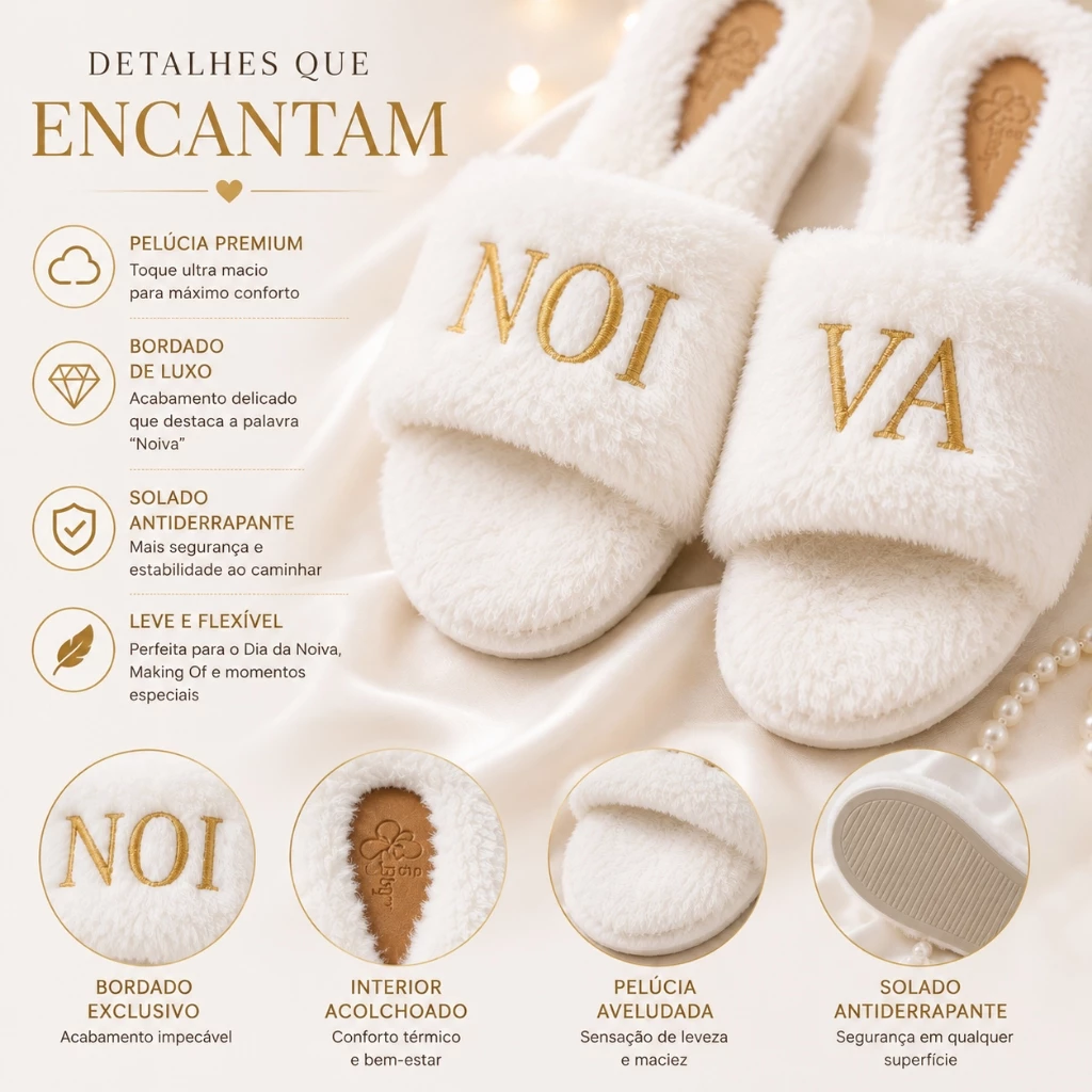 White Bride Slippers, Flat Flip-Flops, Bridal Day Wedding, Making Of Embroidered Luxury image 2