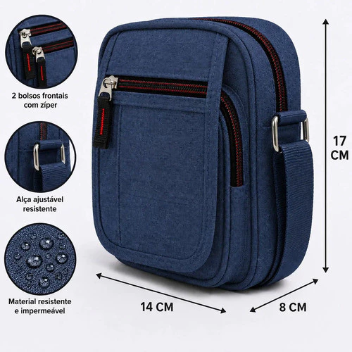 Men's Shoulder Bag Crossbody Bag with Shoulder Strap image 3