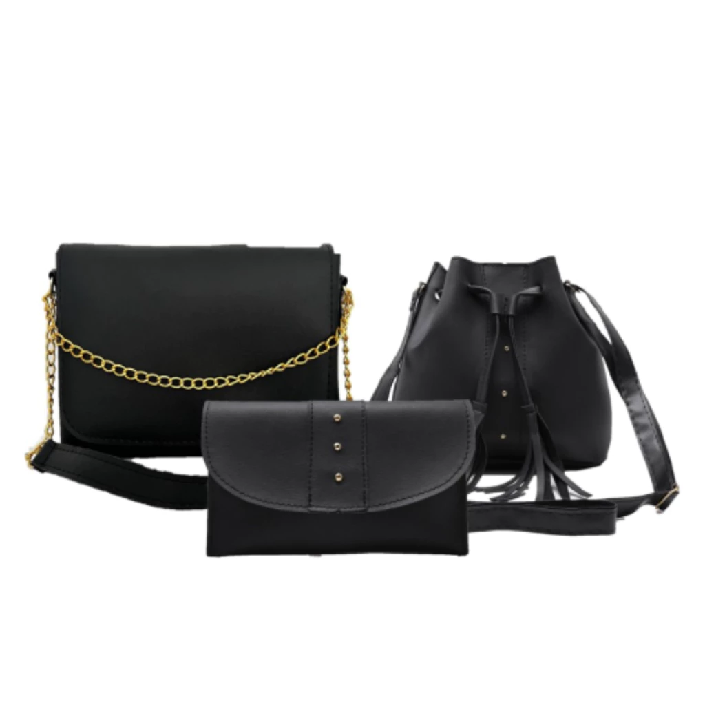 4-Piece Crossbody Bag Kit Practical Shoulder Wallet Ref 04 image 4