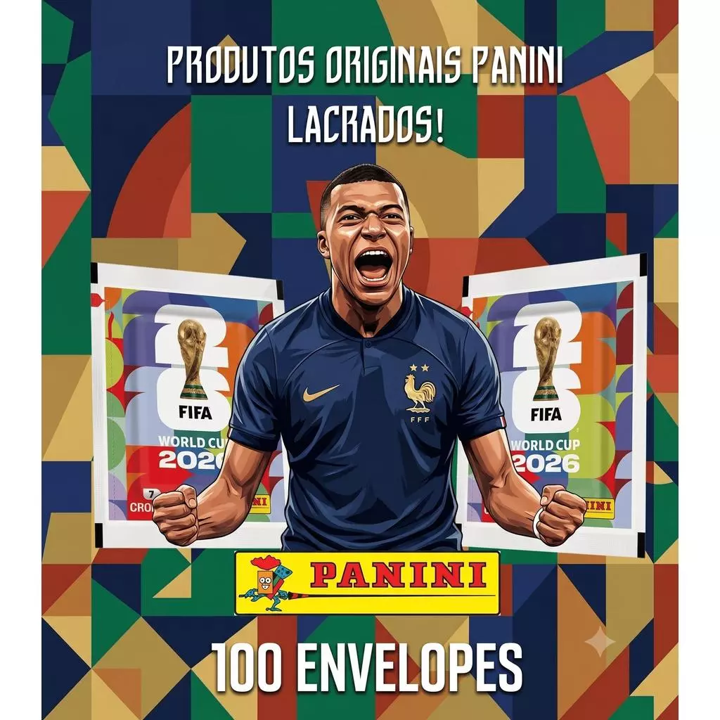 700 Panini Stickers for the 2026 World Cup - 100 Envelopes with 7 Display Stickers image 4