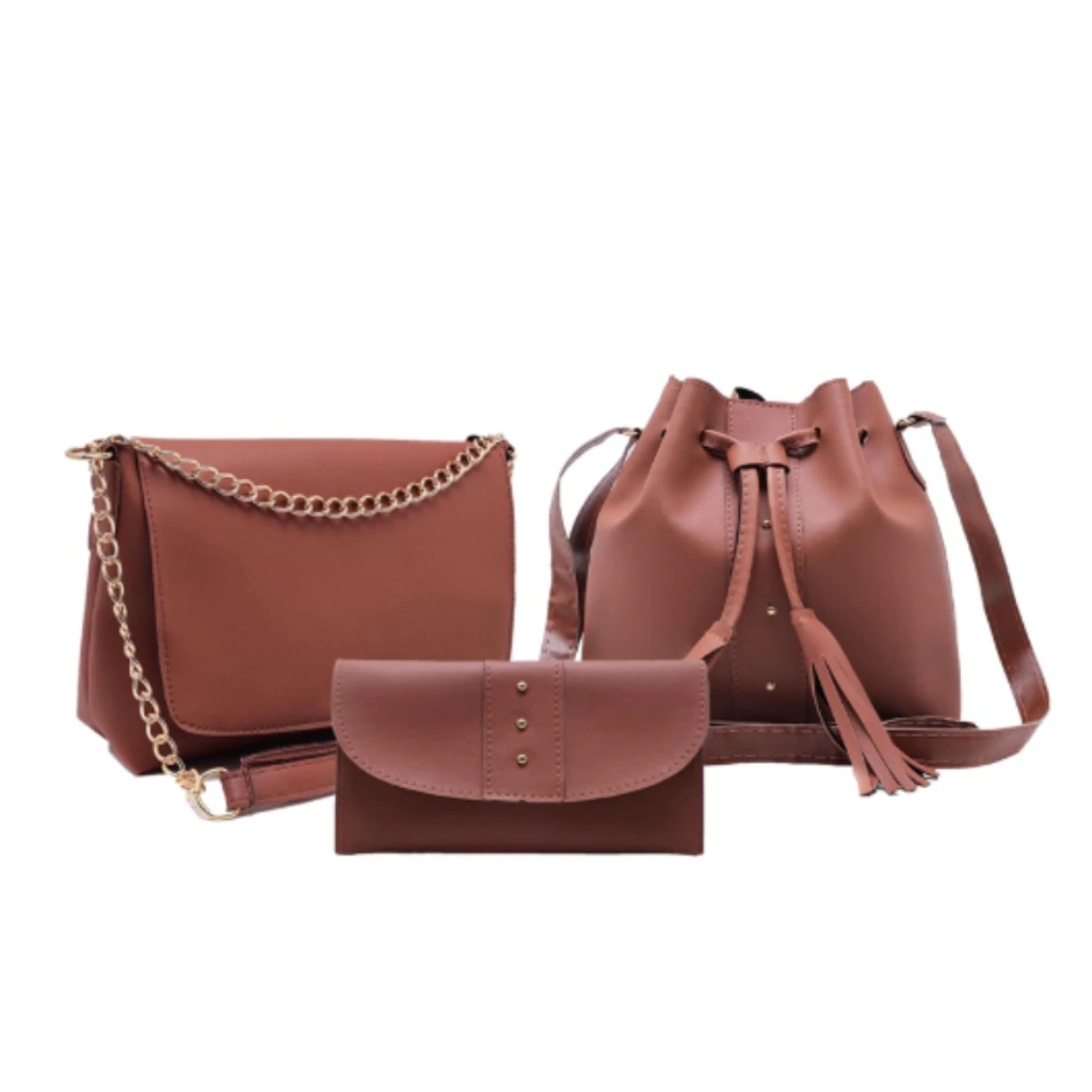 4-Piece Crossbody Bag Kit Practical Shoulder Wallet Ref 04 image 2