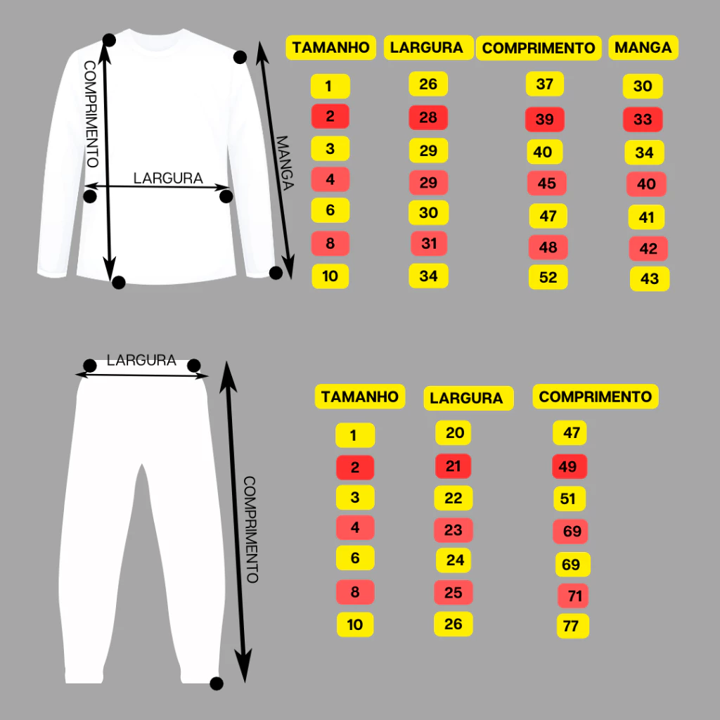 4-piece KIT for children's pajamas for girls, winter, long sleeves, 2 pants and 2 women's cotton blouses image 2
