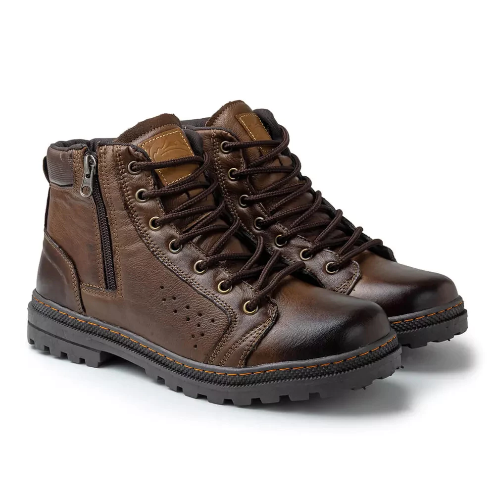 Vacanza Men's Genuine Leather Combat Boot image 3