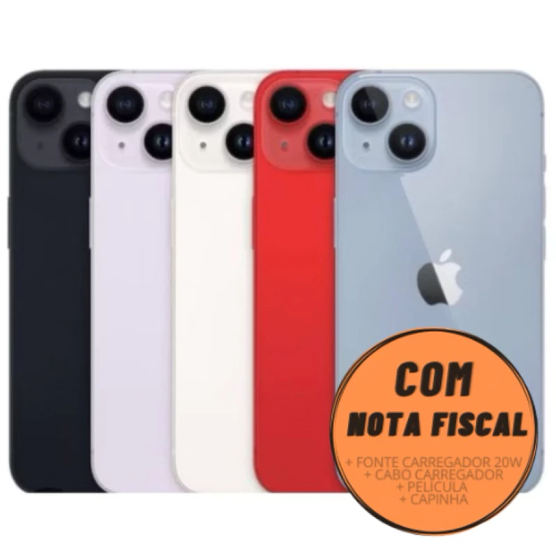 IPhone 14 (128GB) (256GB) 100% Original Apple Pre-owned Showcase Battery 85% to 100% NF Charger Film Case image 3