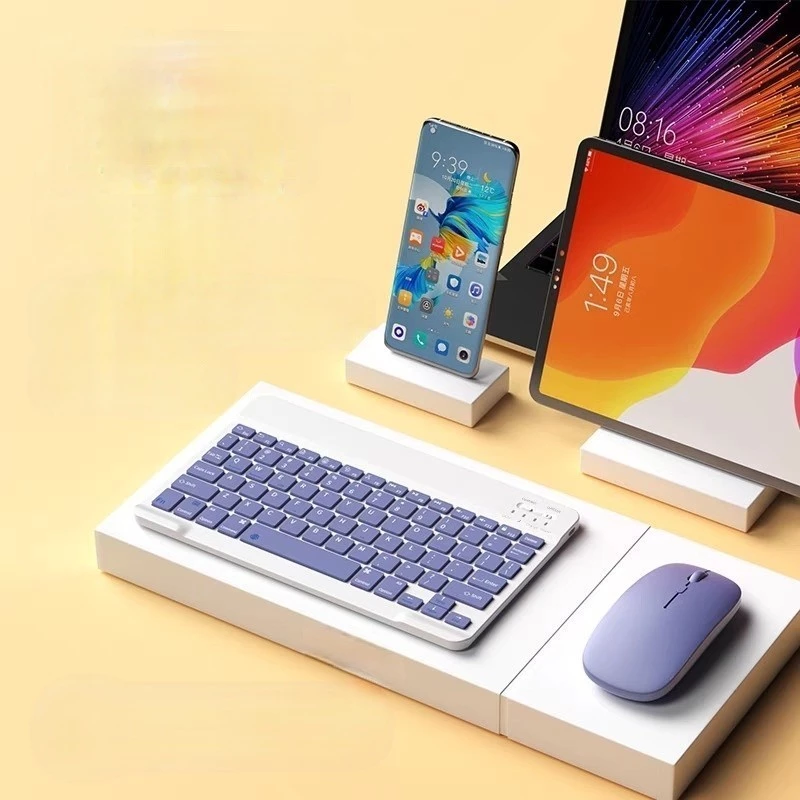 Bluetooth 5.2 Keyboard and Mouse Kit, Compatible Android Pc iPhone
