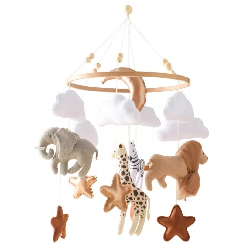 Baby Crib Mobile, Boys and Girls Boho Nursery, Hanging Decoration Theme for Children's Room, Gift