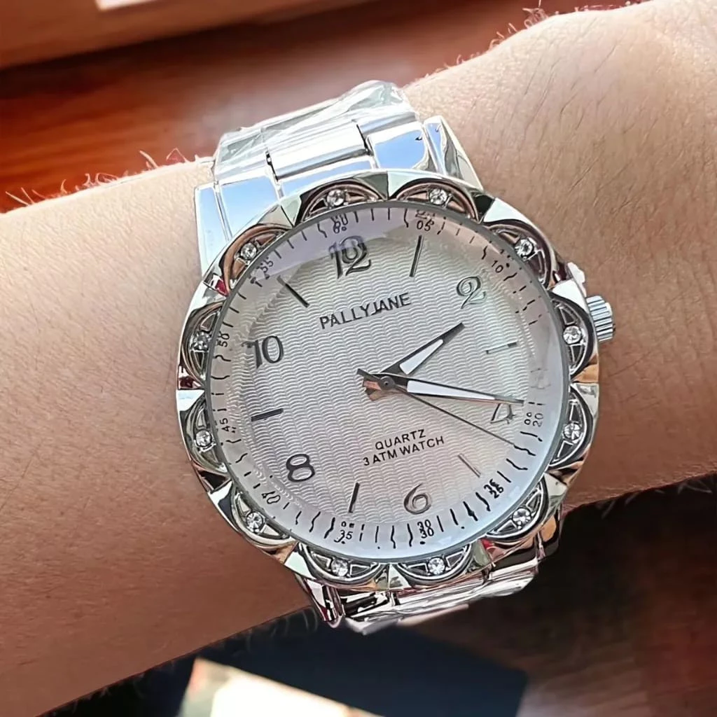 Pallyjane Guke Women's Gold Plated Waterproof Quartz Watch in Stainless Steel - SALE image 2