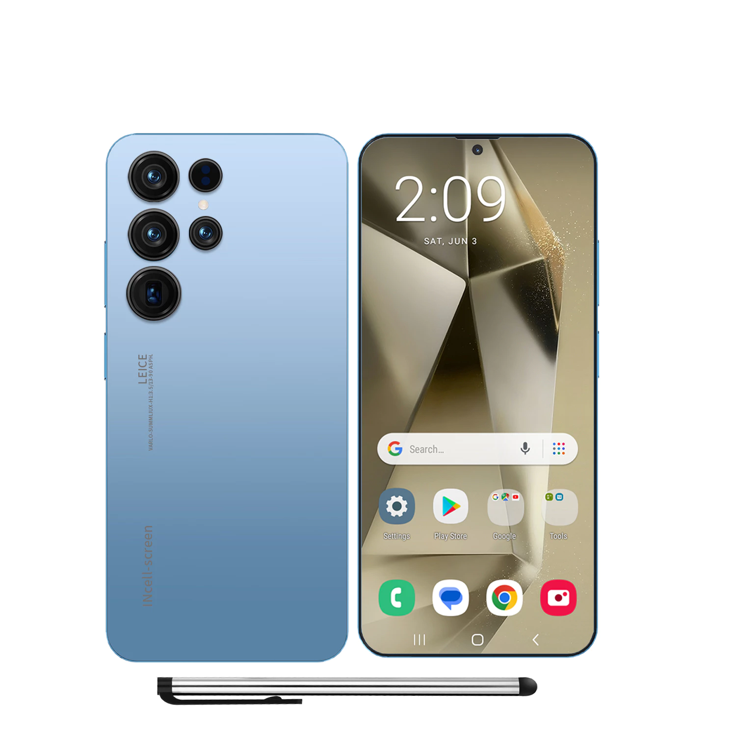 Smartphone S24 Ultra 6.8 Inch Dual SIM Facial Recognition Android 8.1 With Pen 2GB+64GB