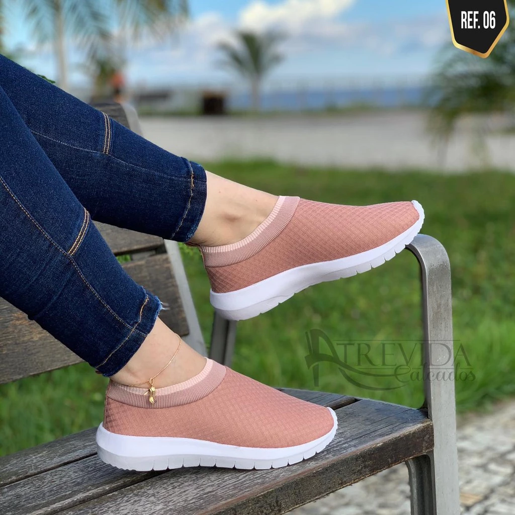 Women's Gym Walking Work Sock Sneakers image 4