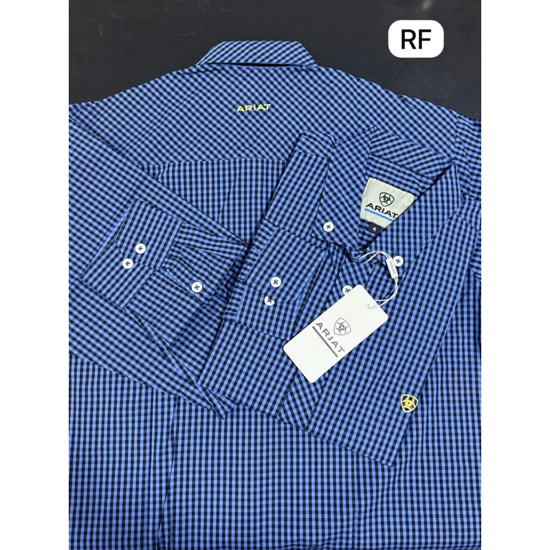 Men's Long Sleeve Country Plaid Cowboy Rodeo Shirt, Comfortable, High Quality image 5