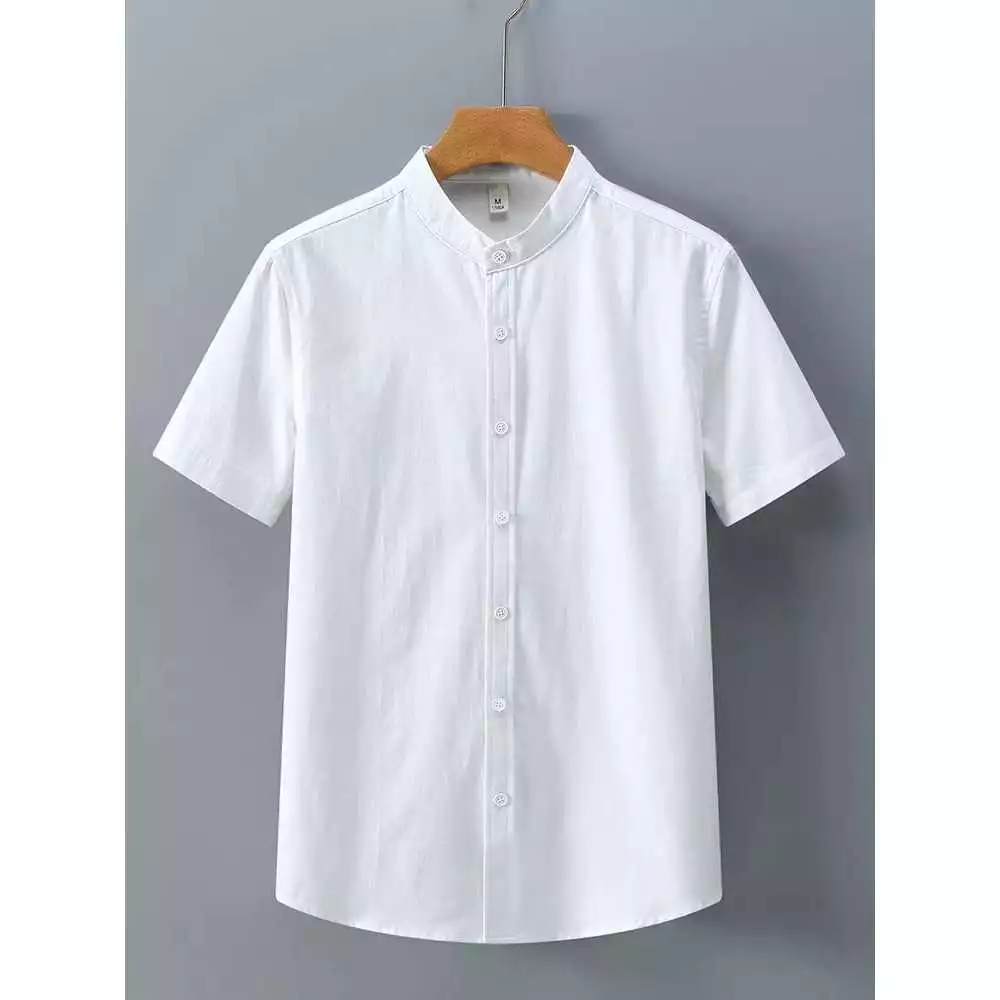 Men's Viscose Priest Collar Shirt image 3