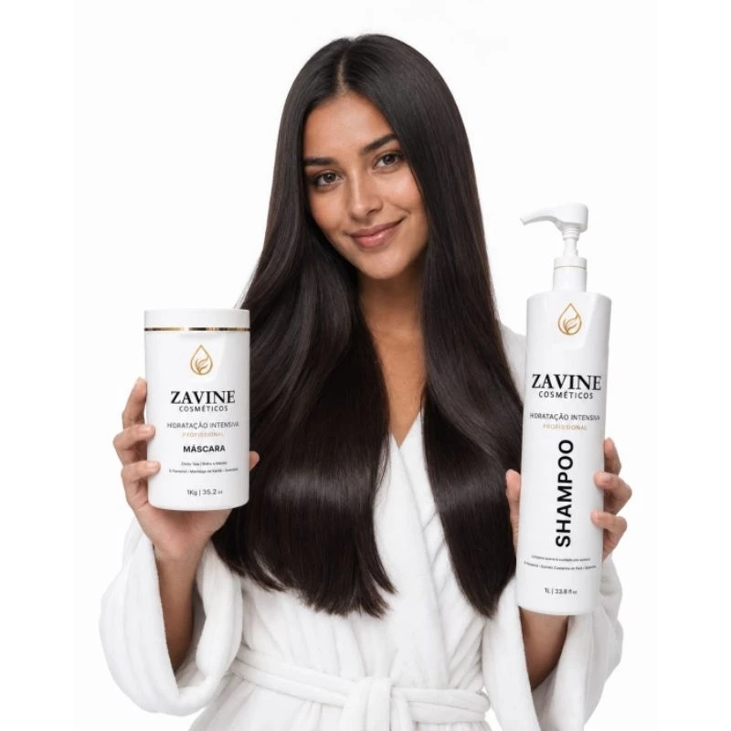 Zavine Intensive Hydration Kit Shampoo 1L + Mask 1kg Professional