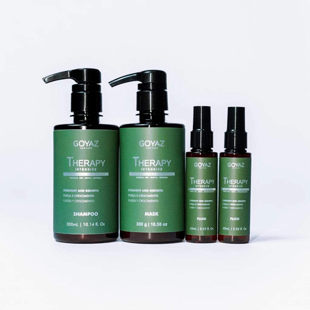 Goyaz Hair Care Kit Therapy Intensive + FREE Tonic | Anti-Dandruff, Anti-Hair Loss, Strong Hair image 3