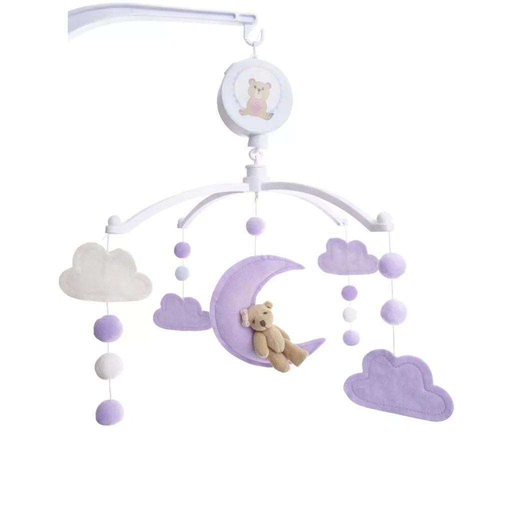 Musical and Rotating Mobile Bear Bear Bear Moon Cloud Girl image 2