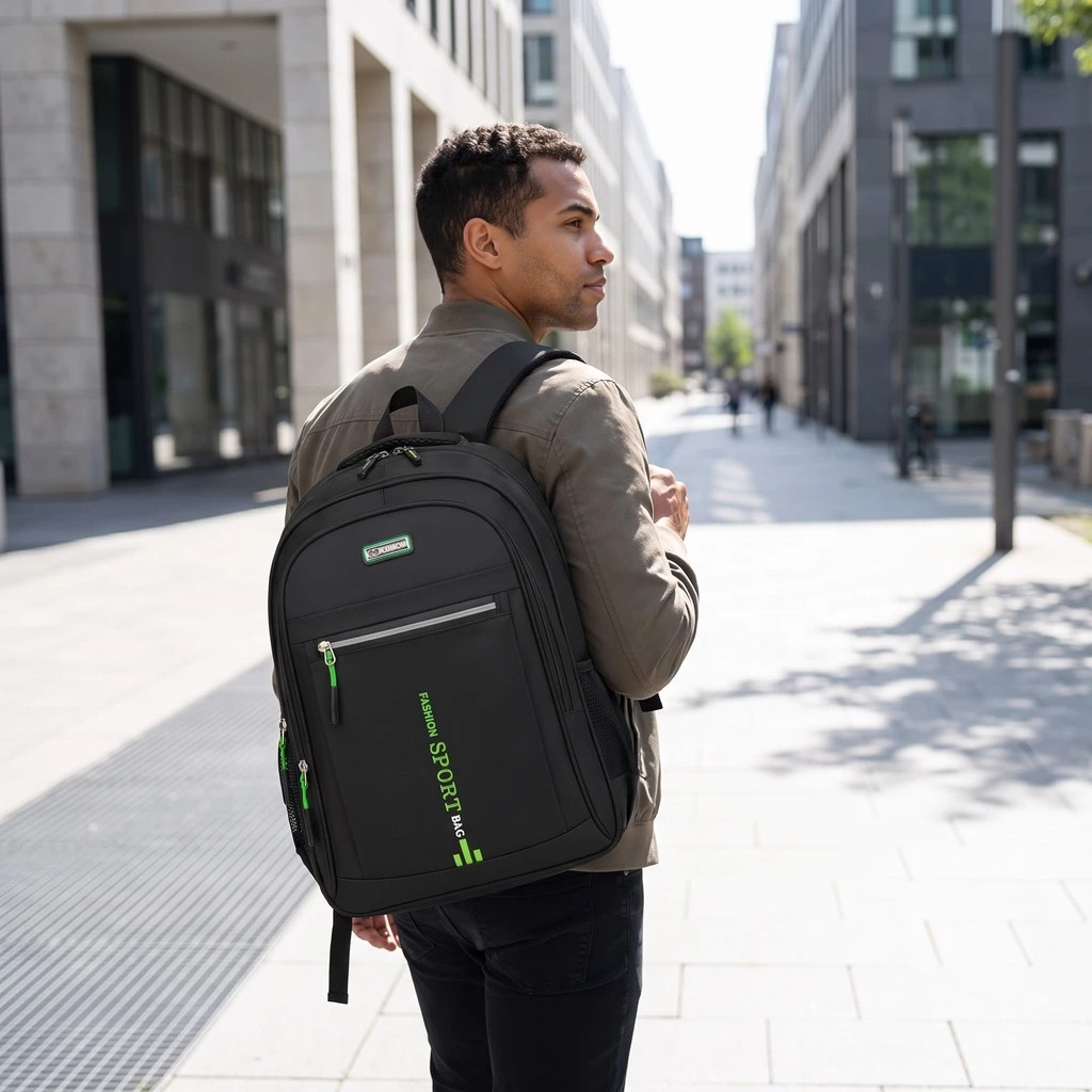Men's Backpack Women's Large Notebook 15.6 Waterproof Work School Everyday image 2