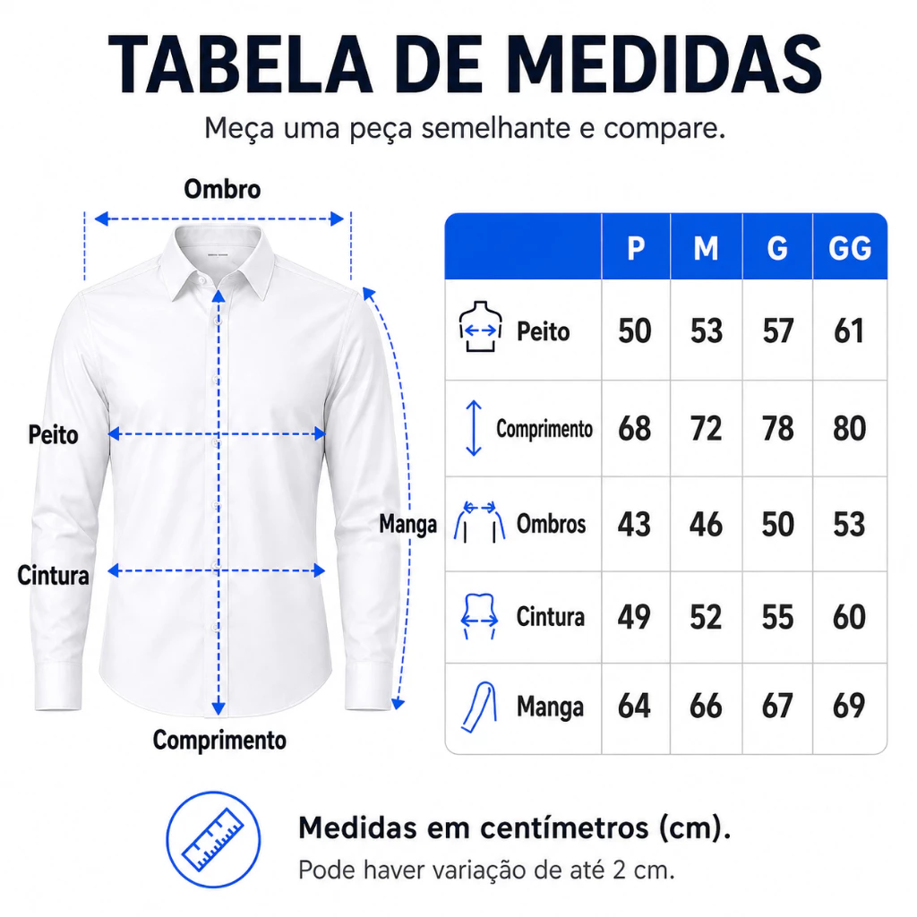Men's Technological Slim Fit Dress Shirt Polyamide Elastane Long Sleeve Wrinkle-Free image 2