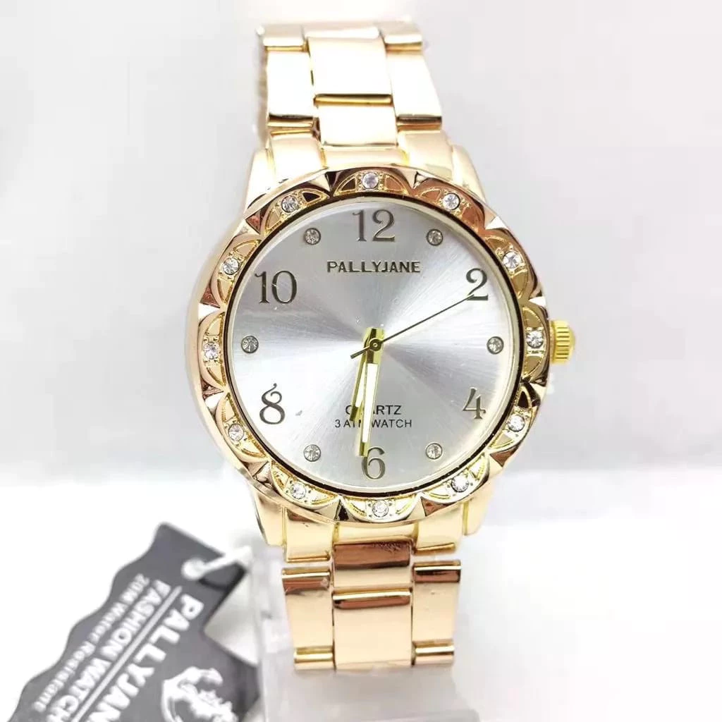 Pallyjane Guke Women's Gold Plated Waterproof Quartz Watch in Stainless Steel - SALE image 3