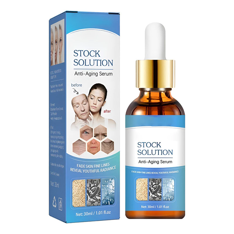 Liquid retinol facial serum: firms collagen, anti-aging, fades dark spots, whitening essence. image 2