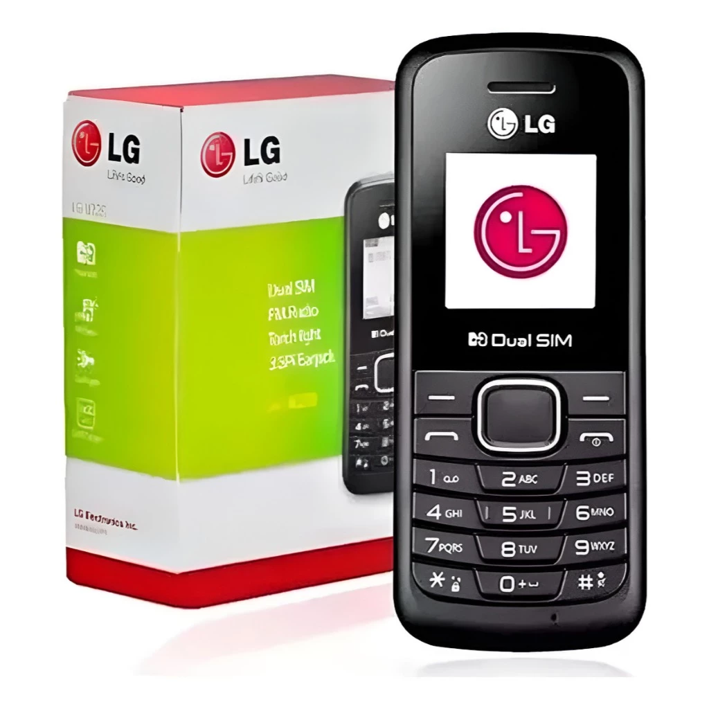 LG B220 Simple Dual Sim Button Cell Phone 100% Original Elderly Fm Radio