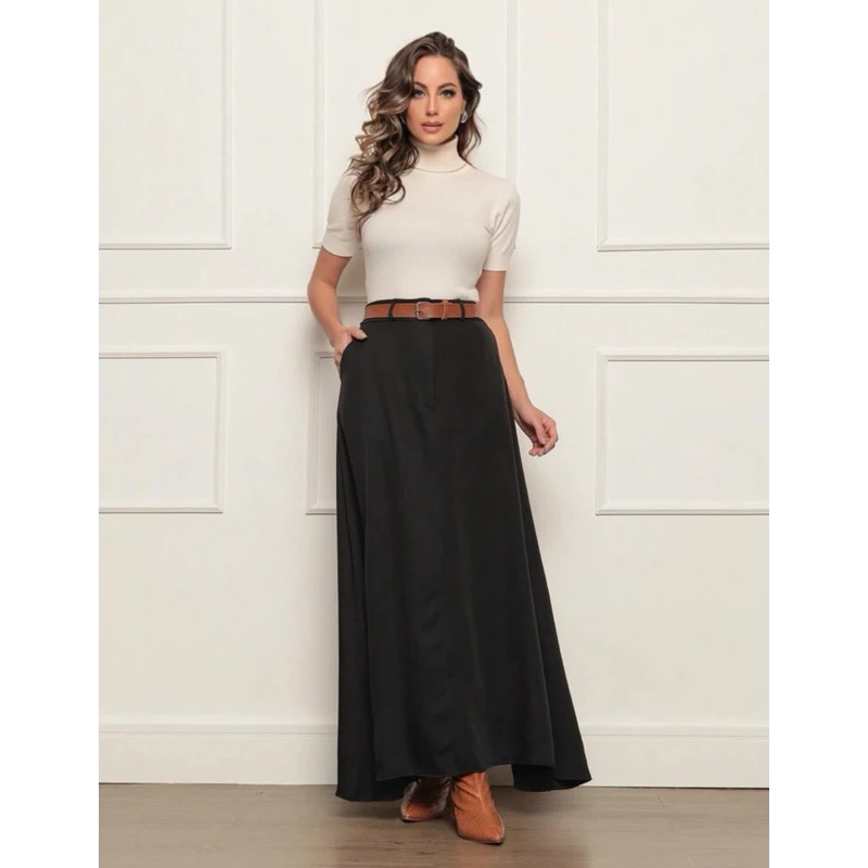 WOMEN'S LONG ROUND SKIRT TAILORED EVANGELICAL FASHION SOCIAL image 2