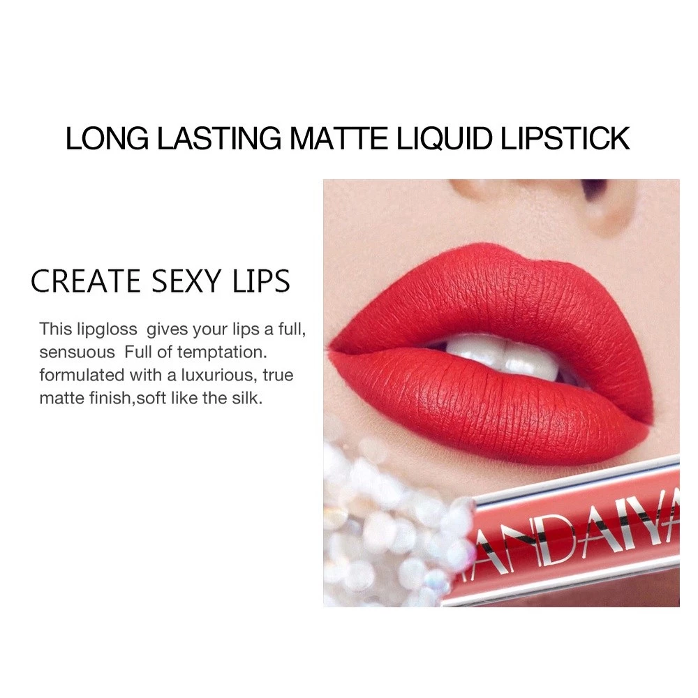 Lipstick, Waterproof Long Lasting Moist in 6 Colors