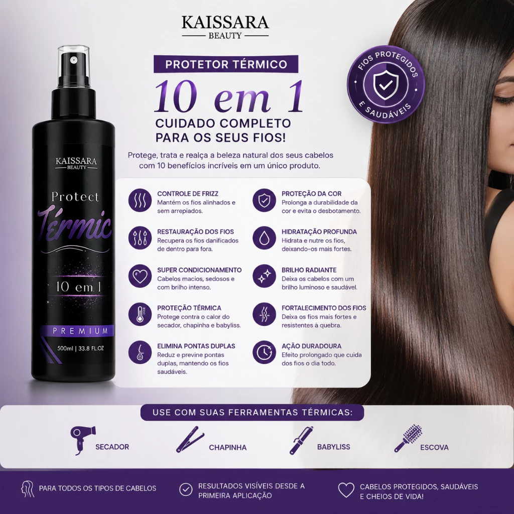 Kaissara Beauty Progressive Complete Kit + Collagen Mask + Shampoo and Conditioner + 60ml Immediate Straightening Oil image 2
