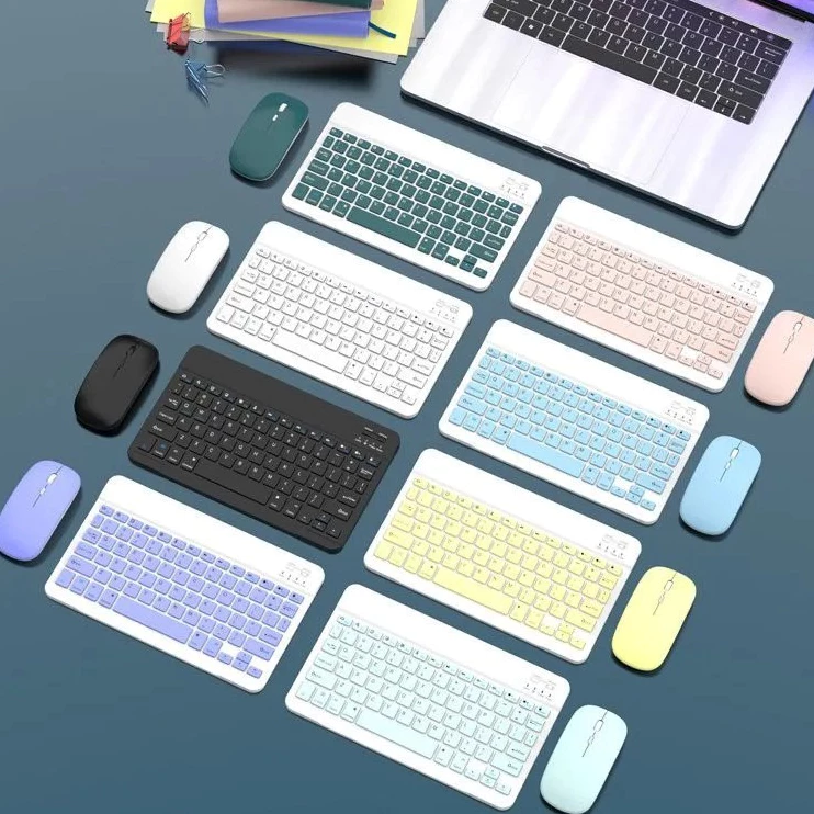 Bluetooth 5.2 Keyboard and Mouse Kit, Compatible Android Pc iPhone image 4