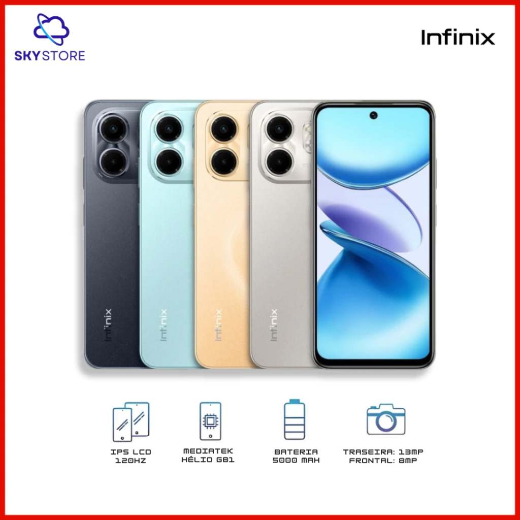 Infinix Smart 10 and Smart 20 4G Launch 128GB 4GB RAM, 5200MAH Battery, global Version, Sealed image 3