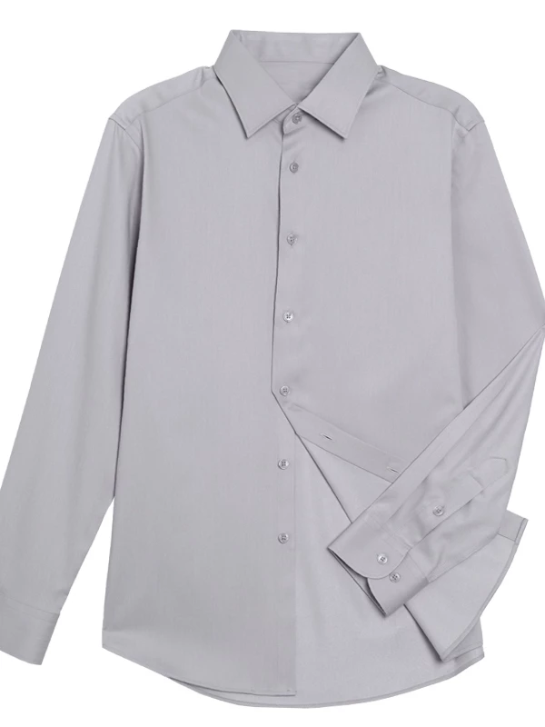 Men's Long Sleeve Slim Fit Dress Shirt image 4