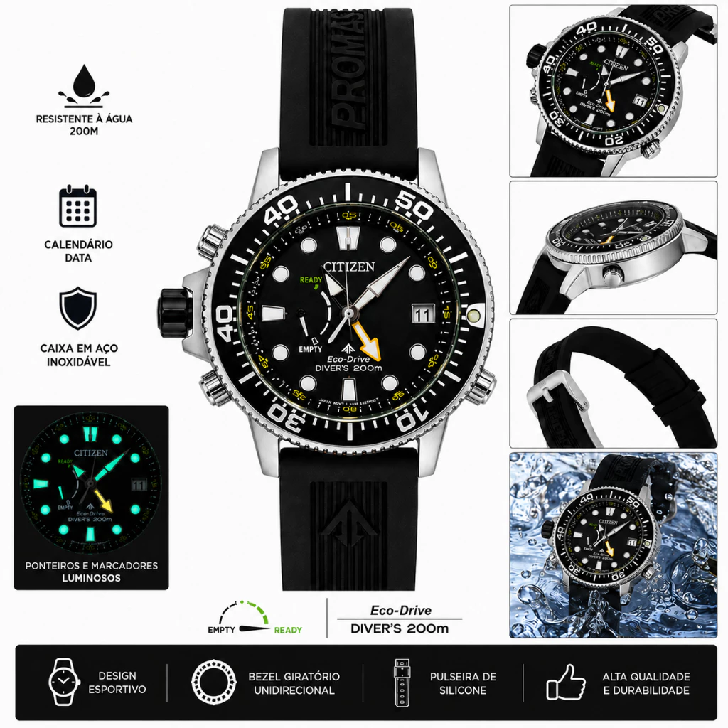 Men's Wristwatch, 100% Functional, 200M Water Resistant – Style, Durability image 4