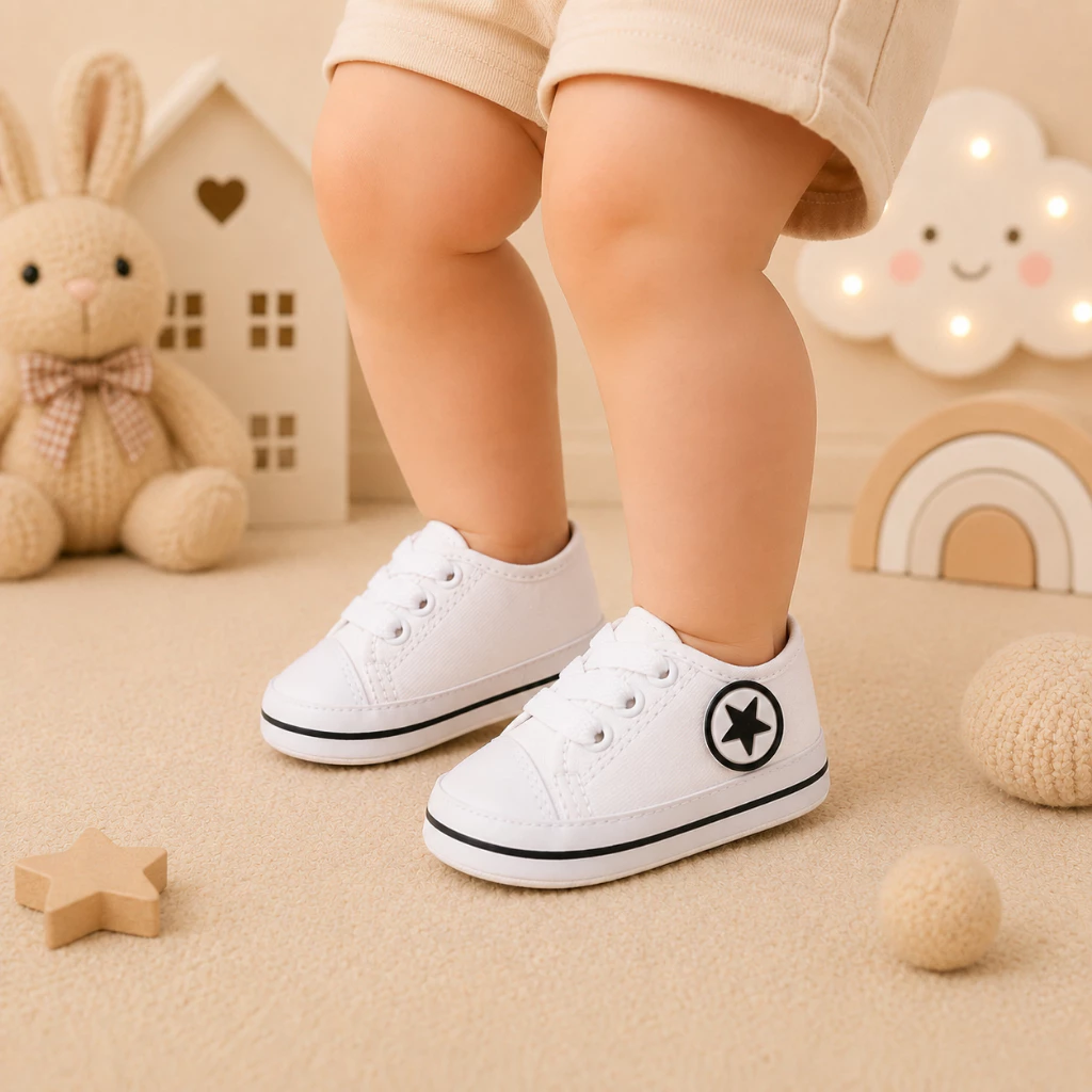 Baby shoes newborn star sneakers