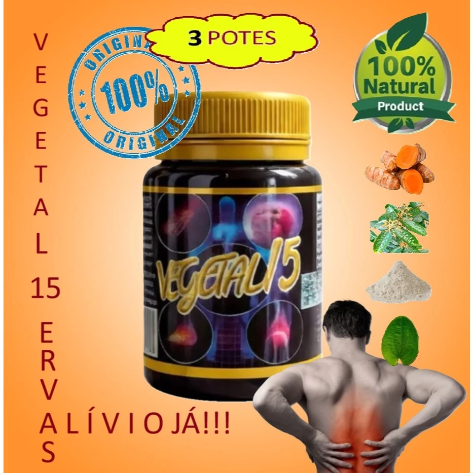 15 Herbs NEW Vegetable 15 3 Pots 15 caps Natural