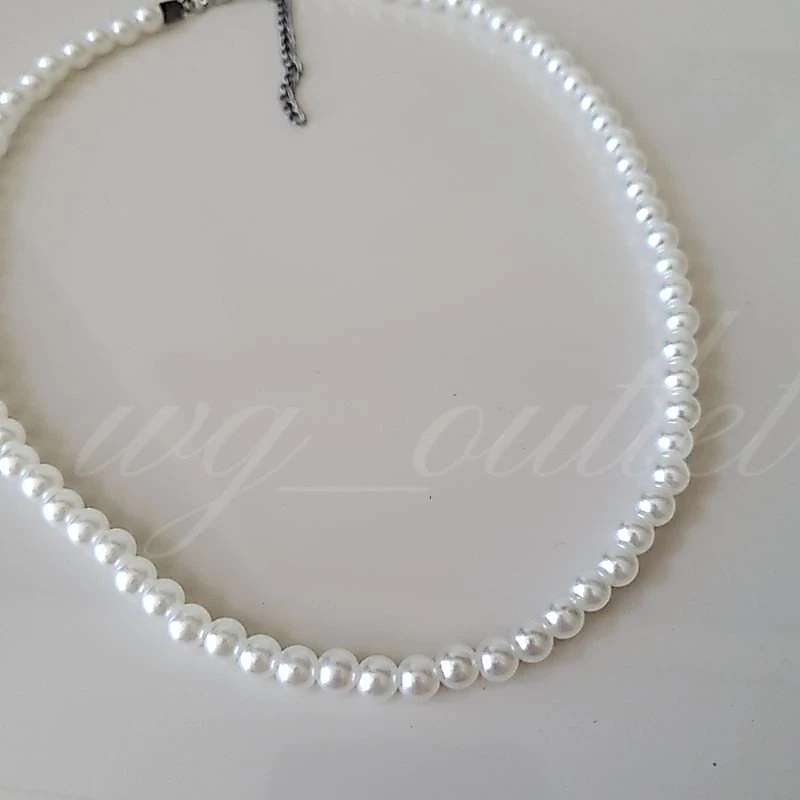 Medium pearl choker necklace 6mm image 3