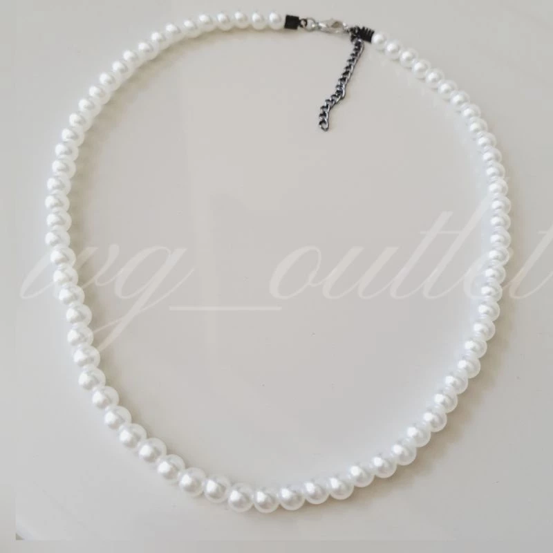 Medium pearl choker necklace 6mm image 2