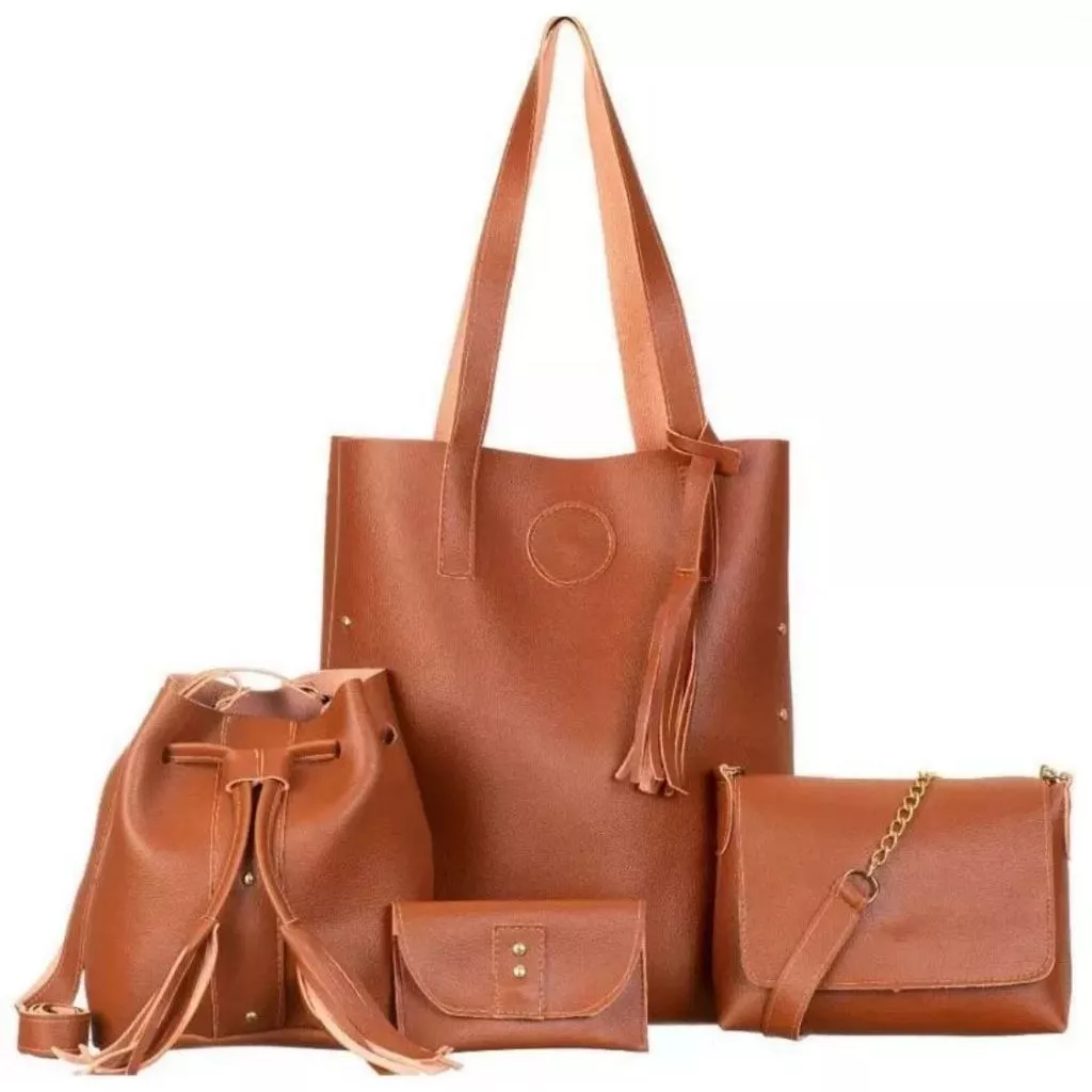 4-Piece Crossbody Bag Kit Practical Shoulder Wallet Ref 04 image 3