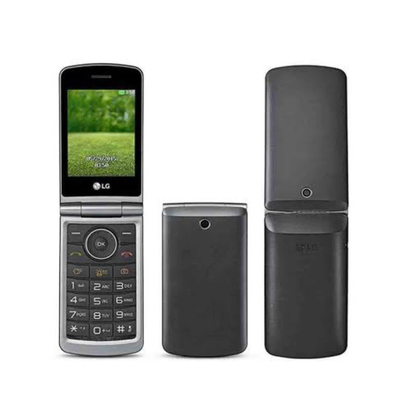 G360 FLIP CellularLg Simple For Elderly Or Rural 2G black and red image 2