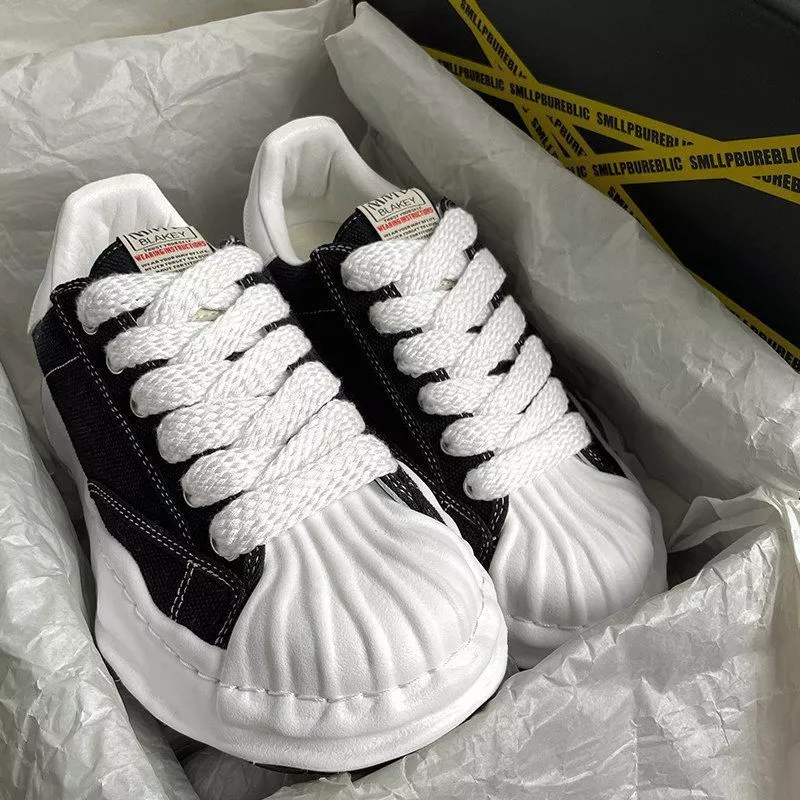 Mihara Kangyu Shell Toe Dissolved Men's Women's Shoes Style 2026 Spring New Style Thick-soled Increase image 3