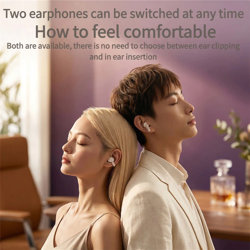 Senbenbao Q10 Bluetooth Headphones 2 In 1 New Dual Set ENC Noise Cancelling Long Battery Life