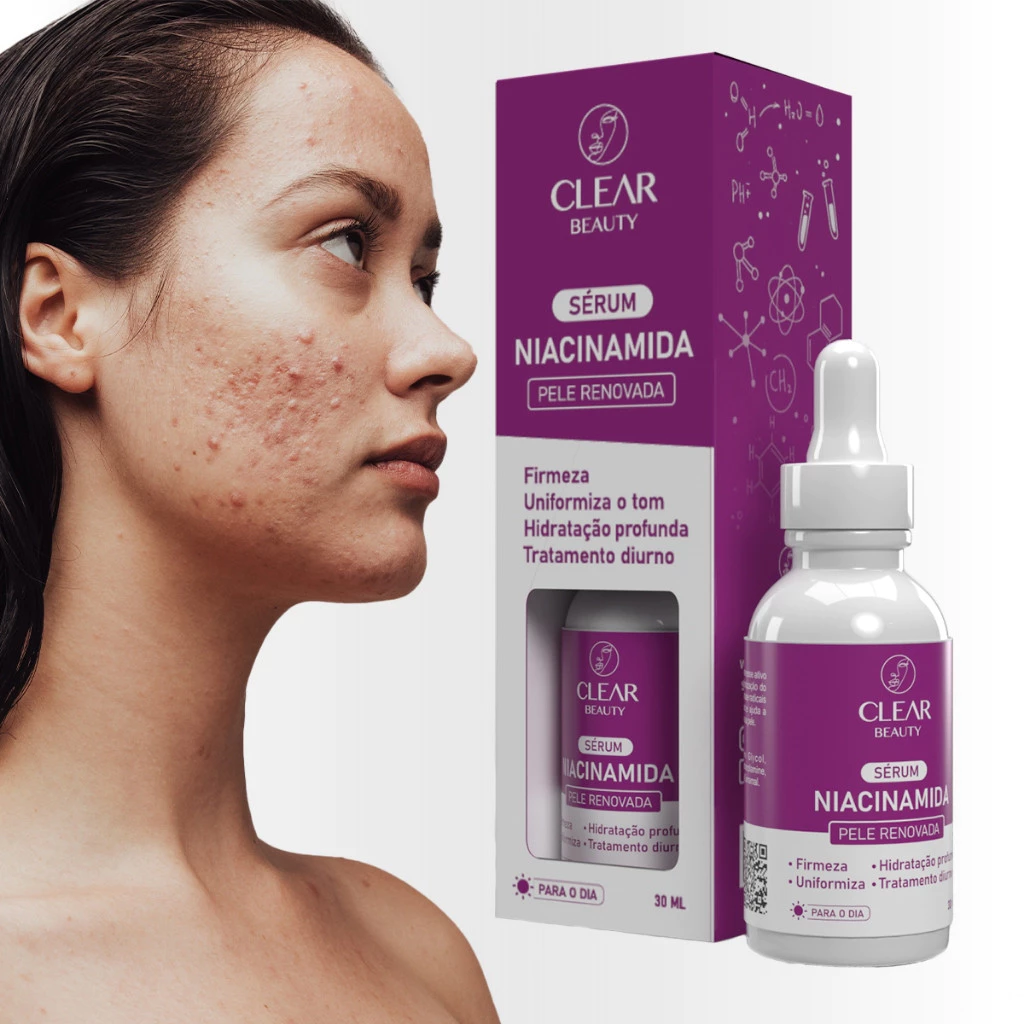 Clear Beauty Anti-acne Facial Serum with Niacinamide Vitamin B3 Powerful Action - Skin Care Treatment image 3